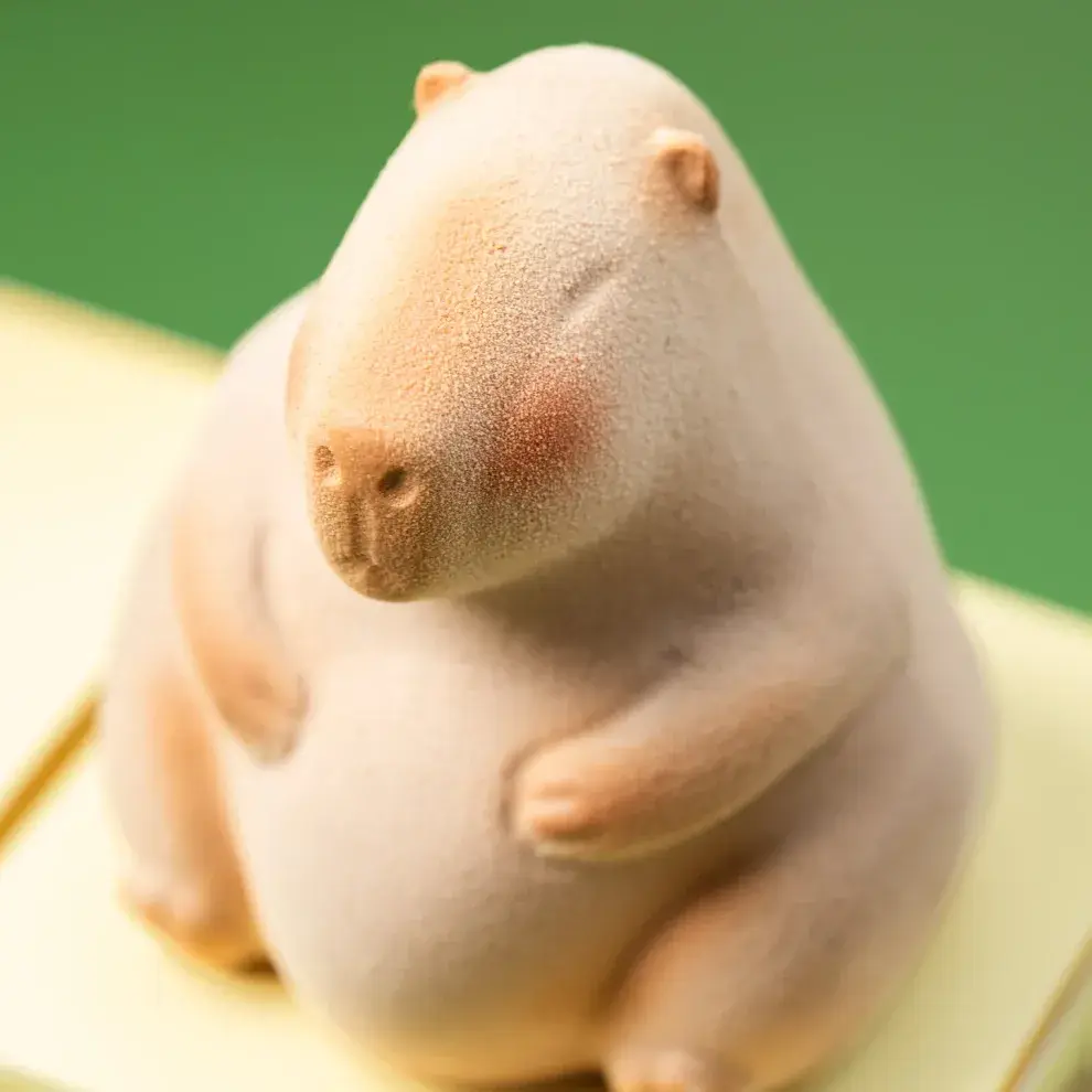 Don Carpi, el carpincho de chocolate de Damián Betular.
