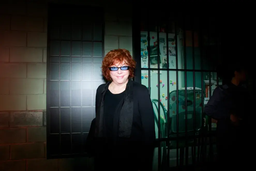 Cecilia Rosetto en la fiesta por el estreno de En el barro.