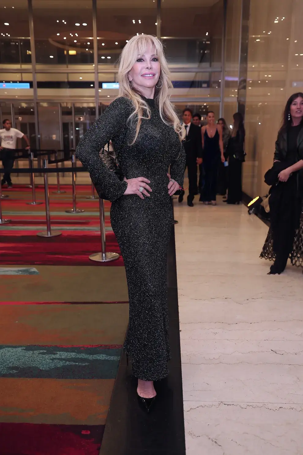 Graciela Alfano también participó en la cena anual del Comedor Los Piletones de Margarita Barrientos.