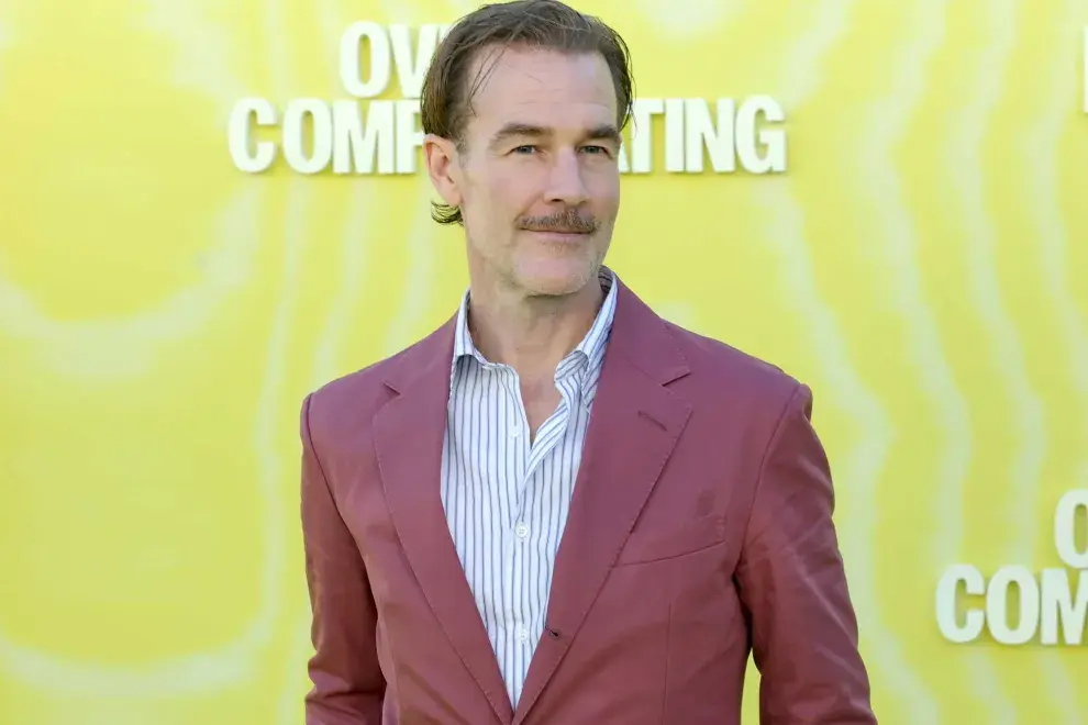 James Van Der Beek presente en la premiere de la serie "Overcompensating" en el Hollywood Palladium 