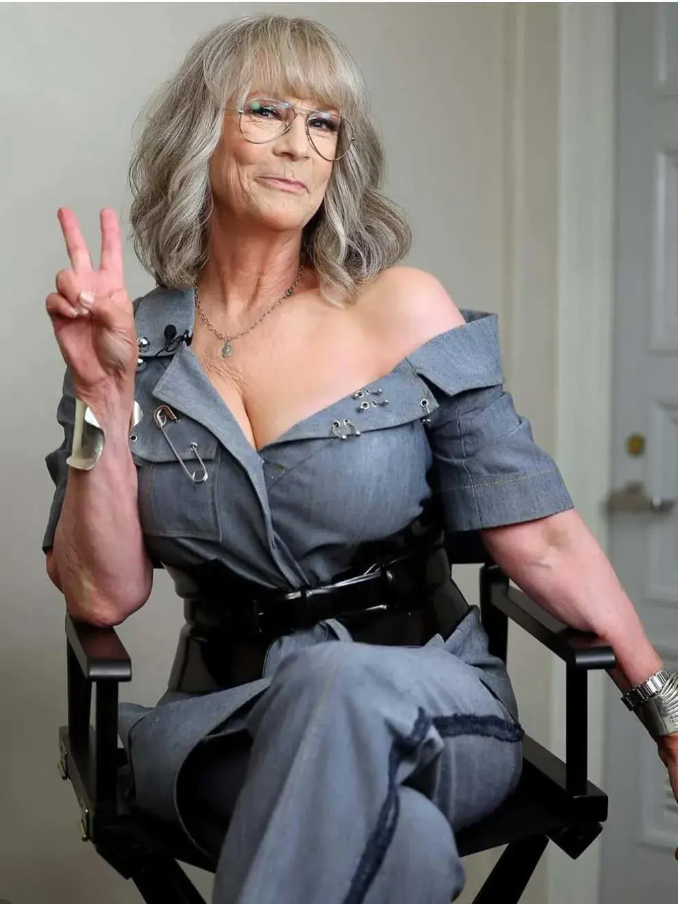 Jamie Lee Curtis en una foto que compartió en su cuenta de Instagram
