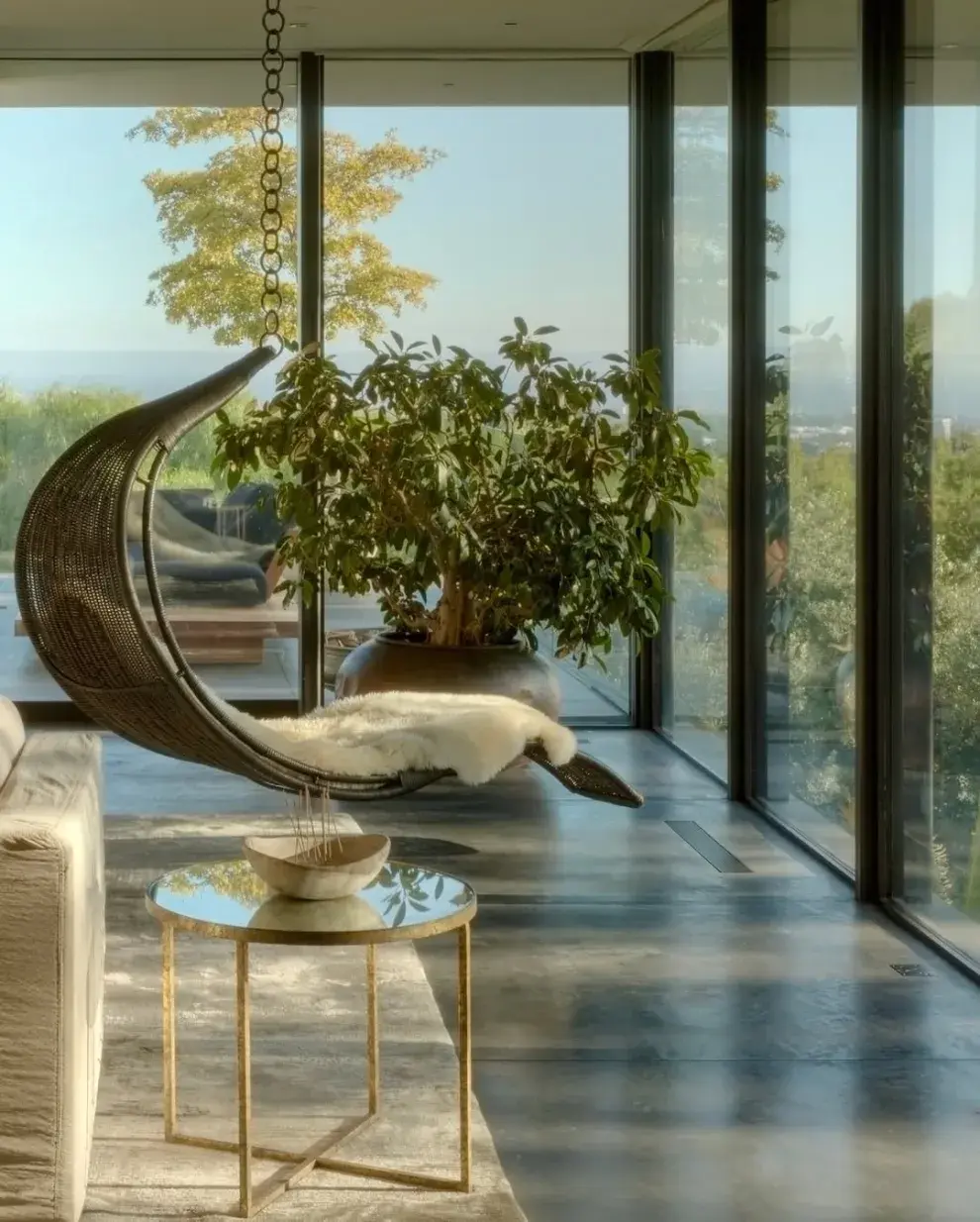 El interiorismo de la casa de Jennifer Aniston en Bel Air.
