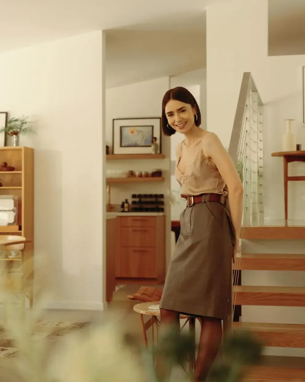 Así es la casa de Lily Collins en Los Ángeles.