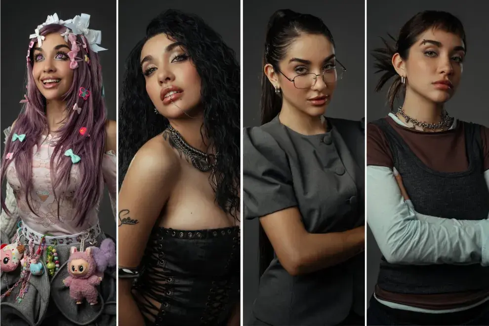 Shanina, Jojo, Maite y Gladys: los cuatro alter egos de María Becerra en su nuevo disco.