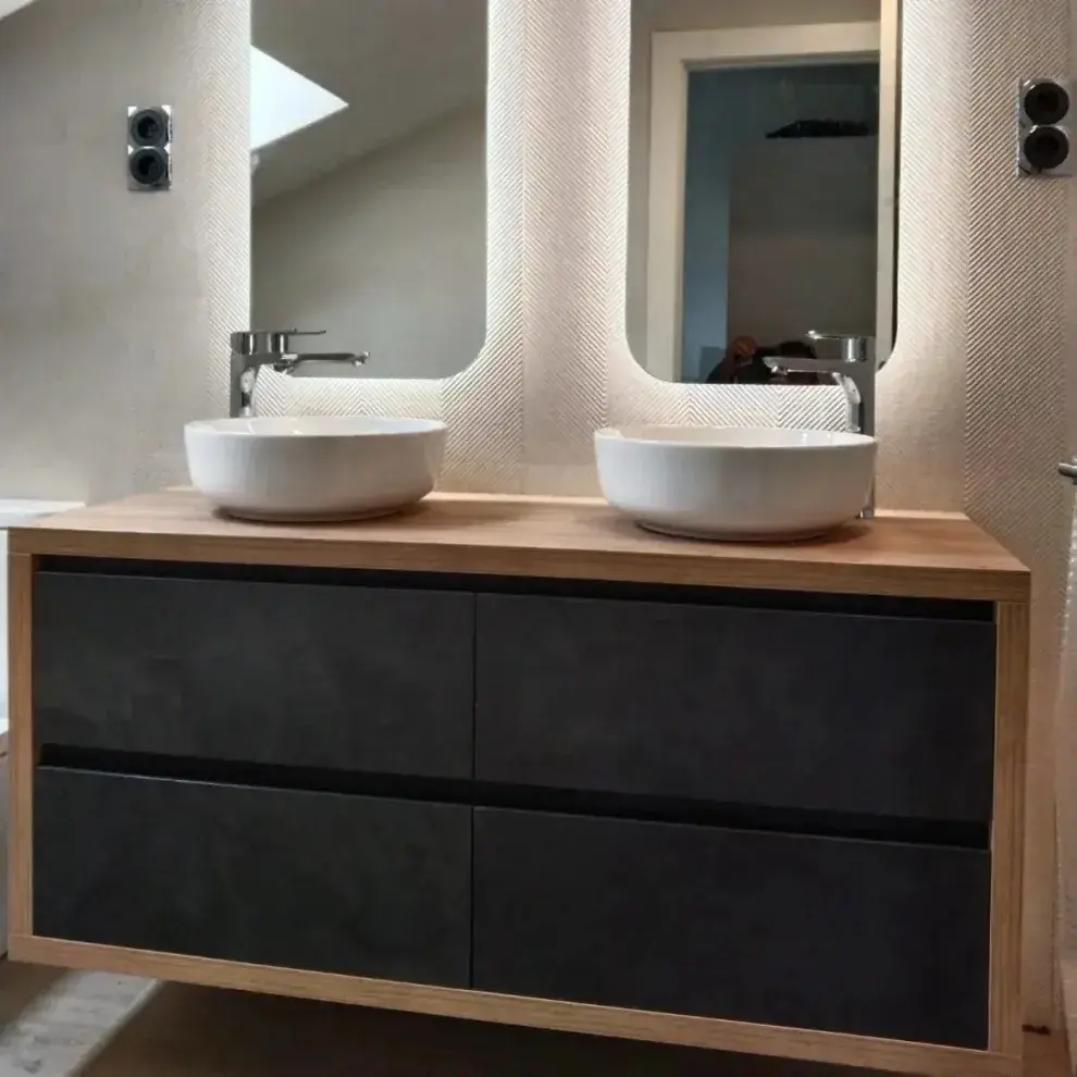Los colores de baños que son tendencia en 2025 texturas naturales