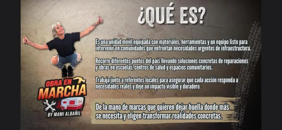 Proyecto de ferretería rodante de Mami albañil.