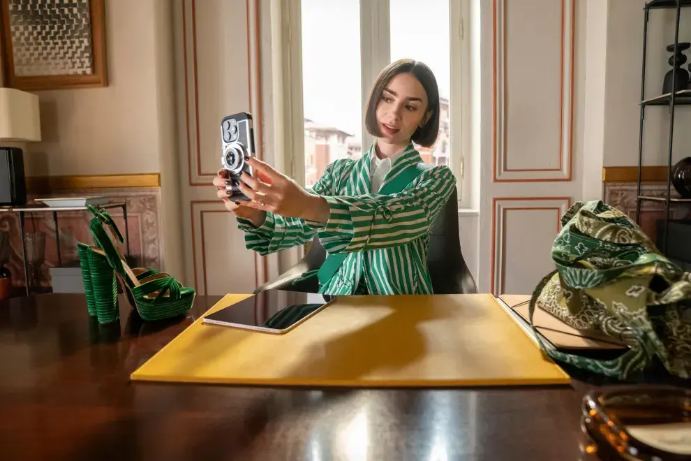 Foto de Lily Collins.