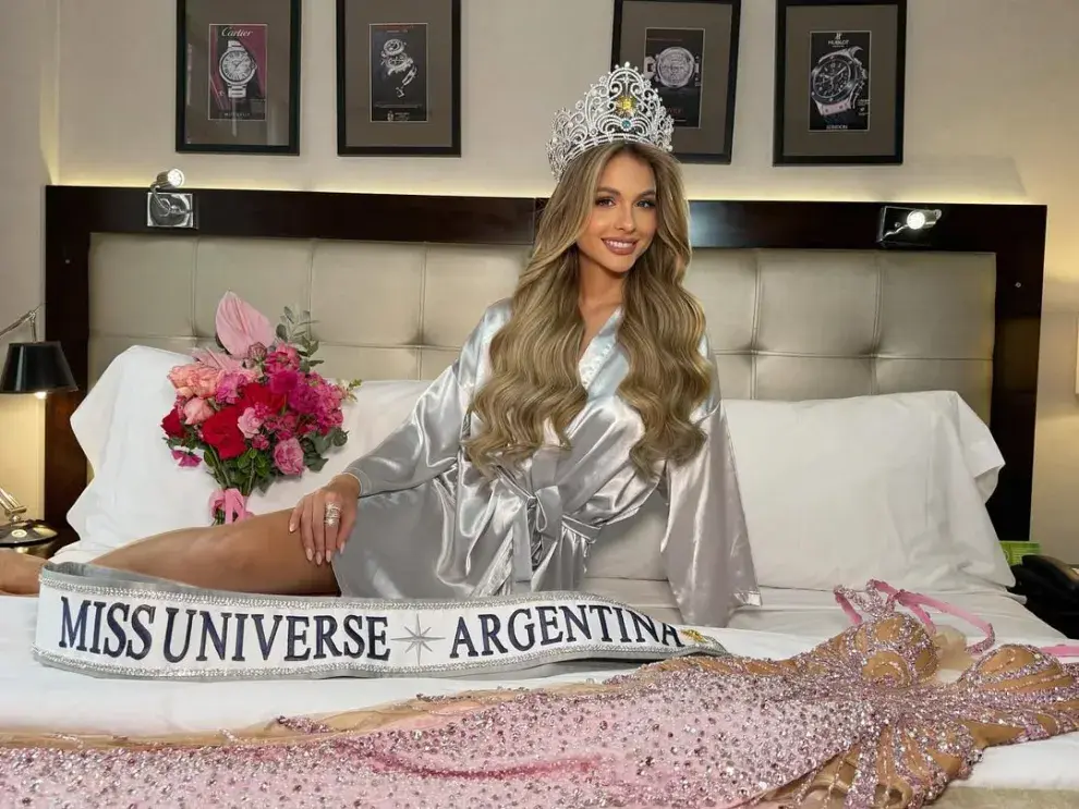 Foto de Aldana Masset, la representante argentina en Miss Universo.