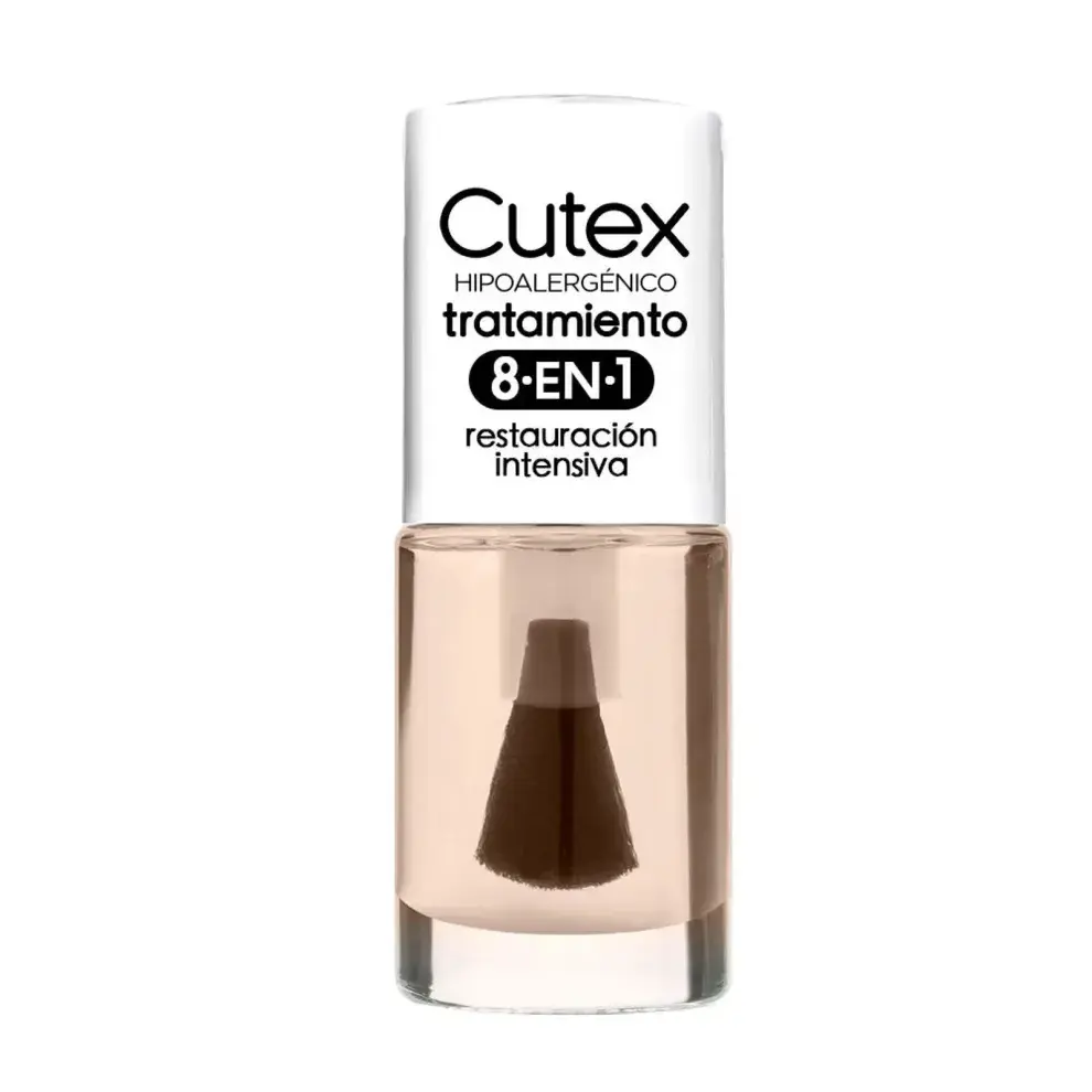 Trataminento para Uñas Cutex Fortalecedor 8 en 1. Hipoalergénico, con restauración intensiva. (CUTEX $5300)