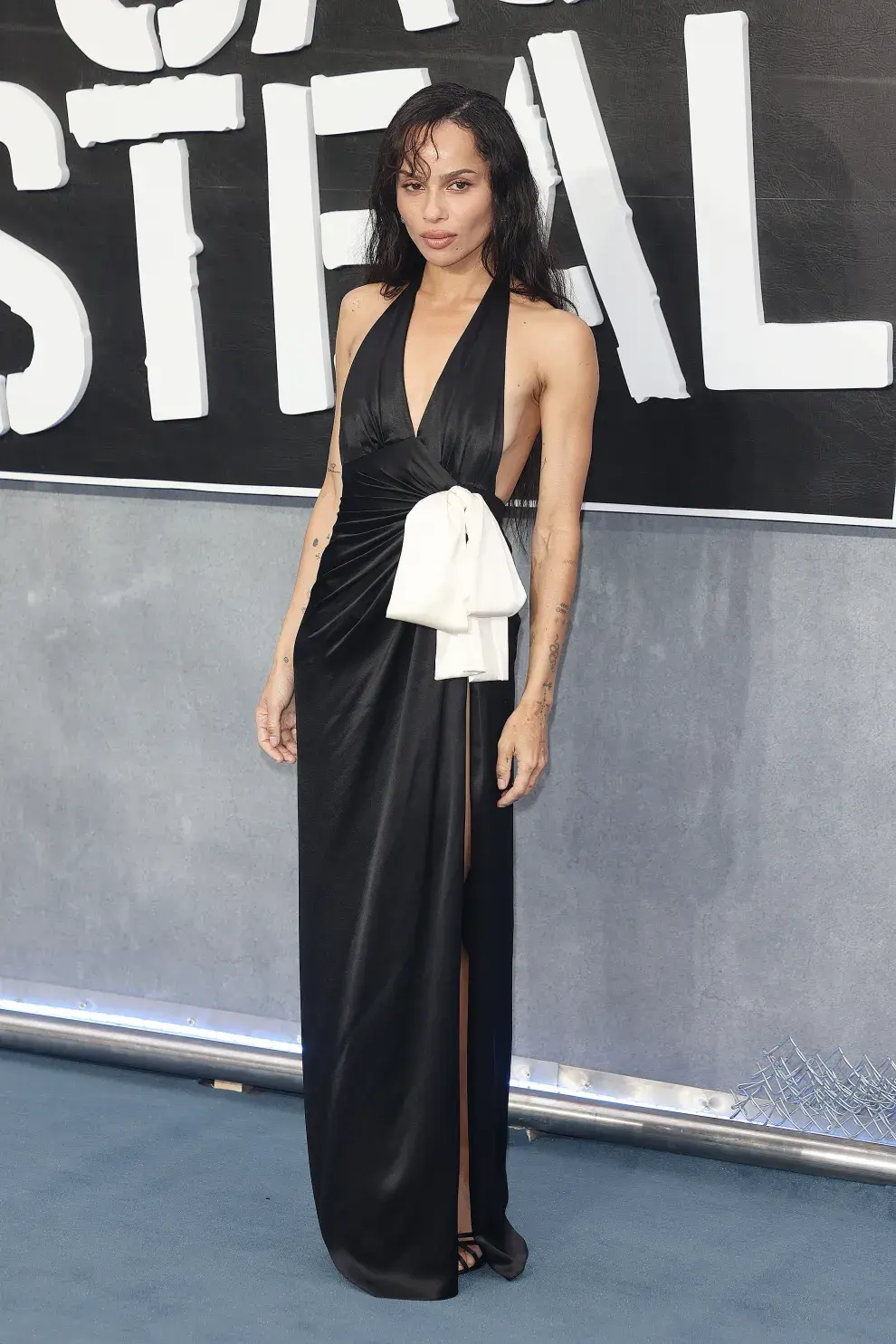 Zoë Kravitz en la premiere de Caught Stealing, en Londres.