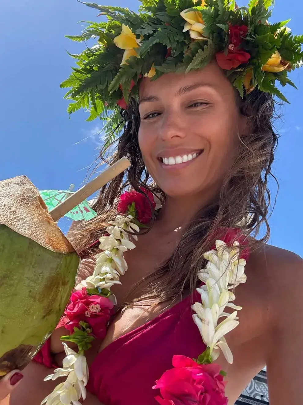 Pampita viajó a la Polinesia y desde allí compartió algunas fotos de su experiencia