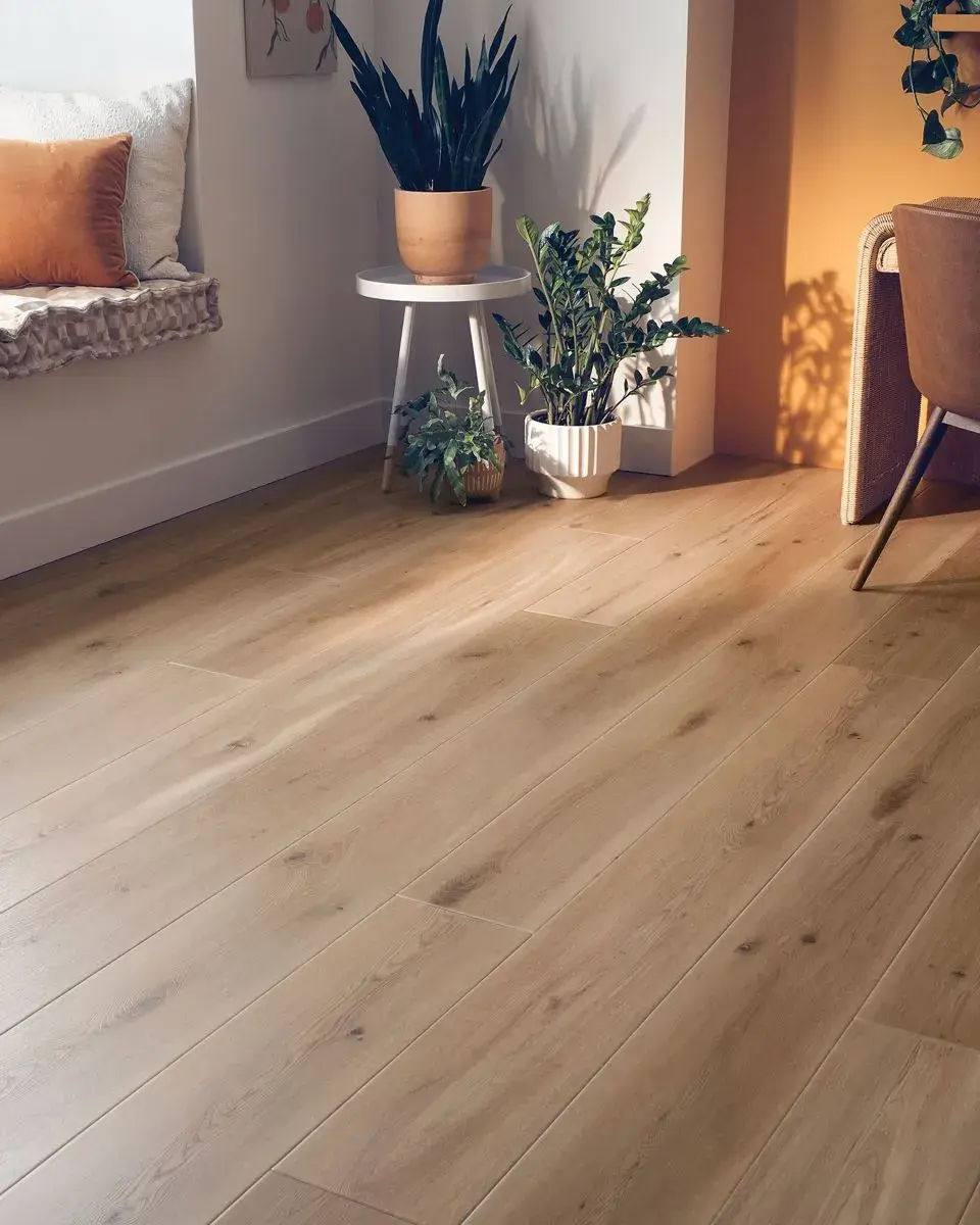 El porcelanato simil madera ofrece durabilidad y resistencia