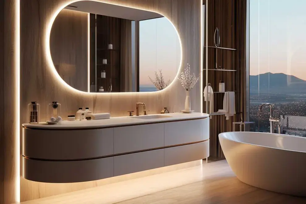 La iluminación del baño no solo es cuestión estética: define cómo usamos y disfrutamos este espacio.