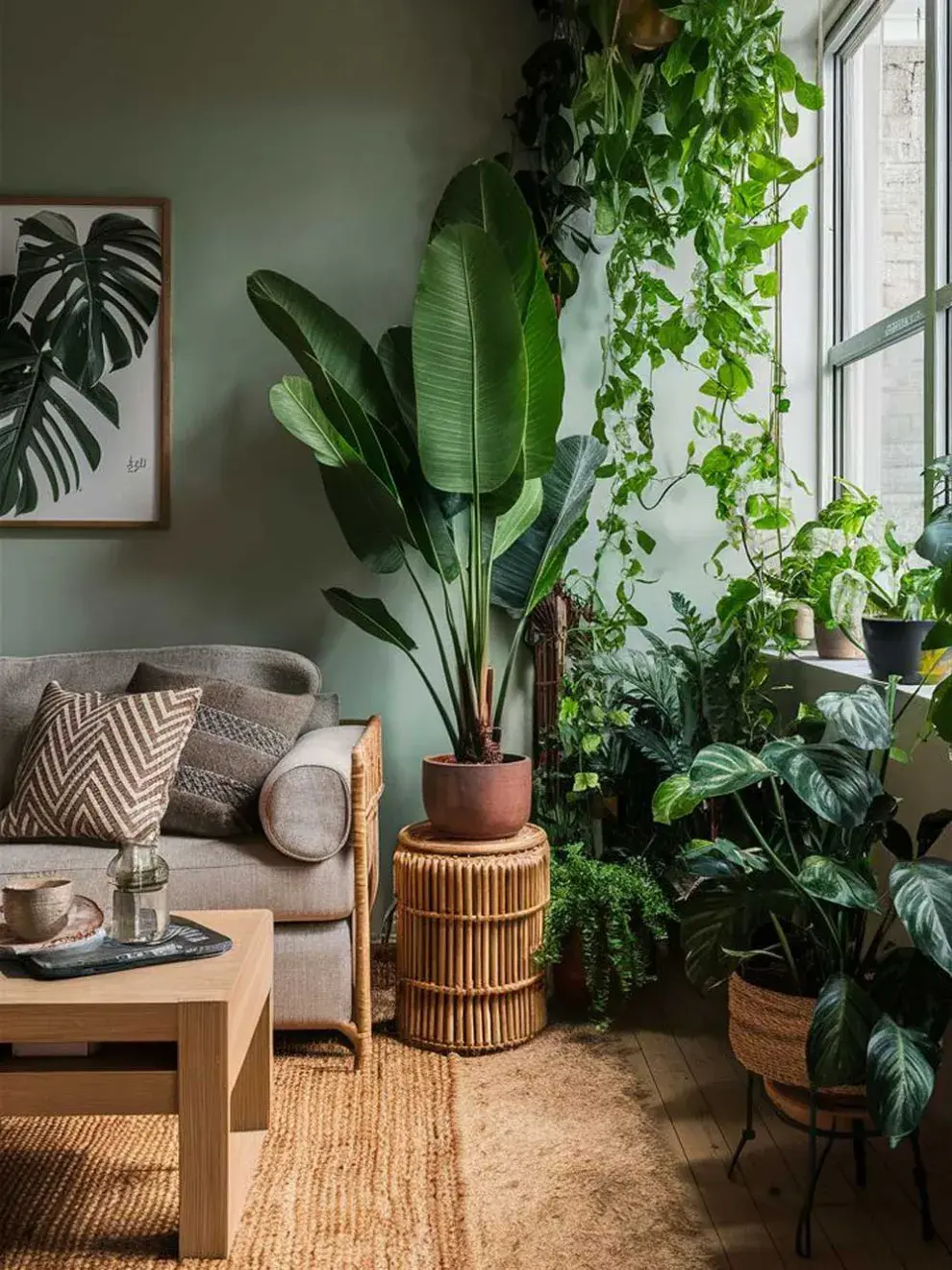 Las plantas siempre revitalizan, aportan frescura
