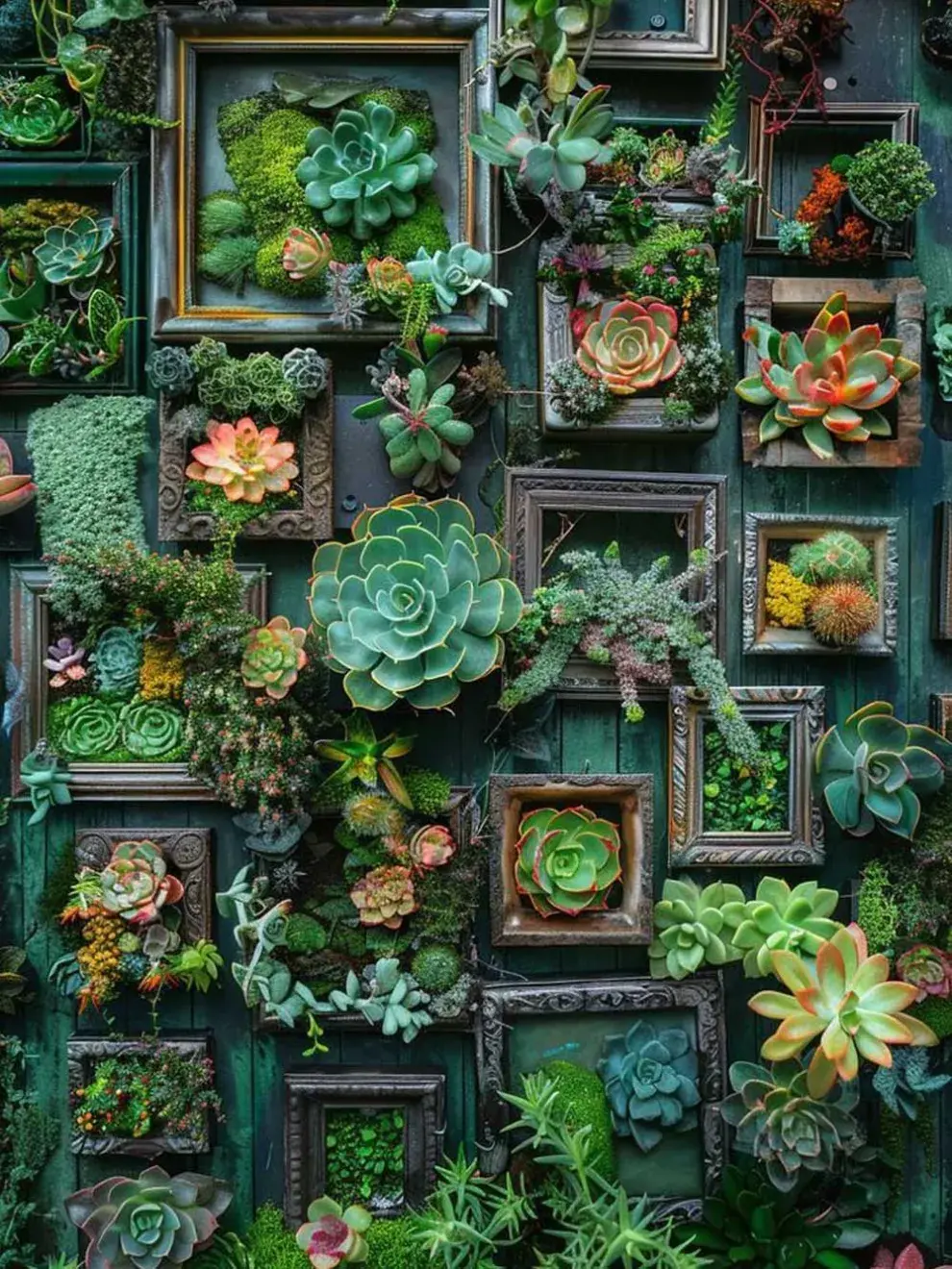 Aprovechá las paredes para cultivar enredaderas y plantas aromáticas.