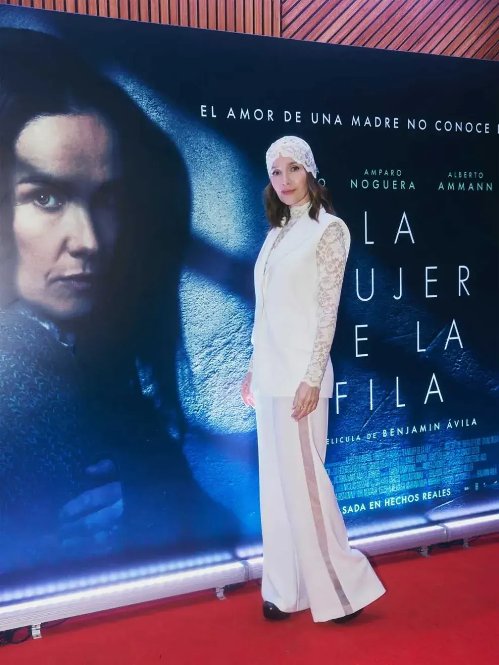 Natalia Oreiro en la presentación de su última película, en Uruguay