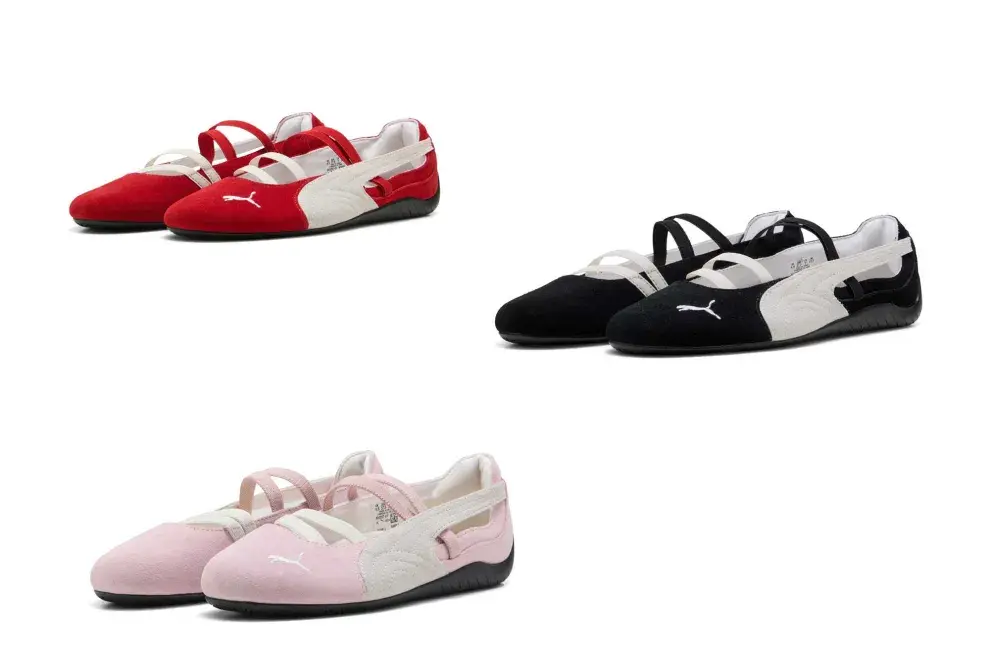 Vienen en tres colores, la versión en rojo y blanco, negro y blanco, y rosa y blanco