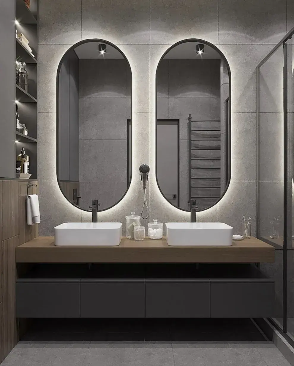 En un baño de 5 m², las posibilidades se amplían. 