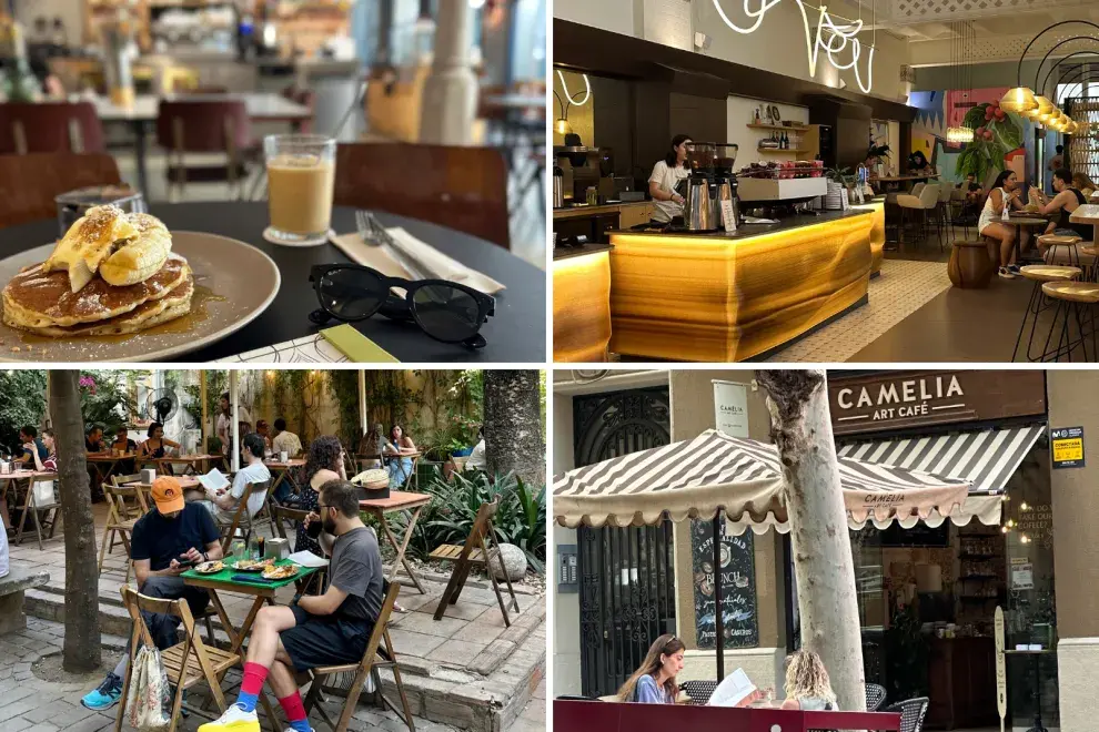 4 cafecitos imperdibles en distintos barrios de Barcelona.