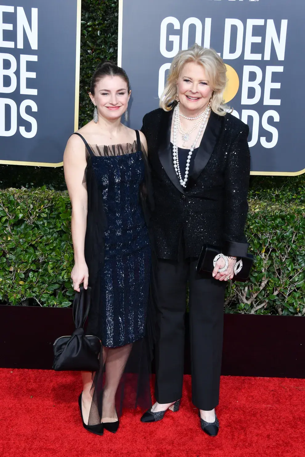 Chloe Malle y su madre, Candice Bergen, en una entrega de los Golden Globes.