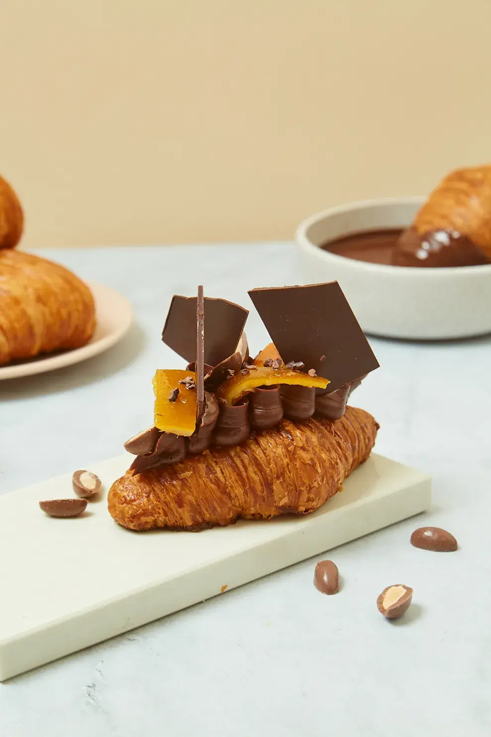 Croissant con chocolate en La Pâtisserie, Sofitel Buenos Aires Recoleta