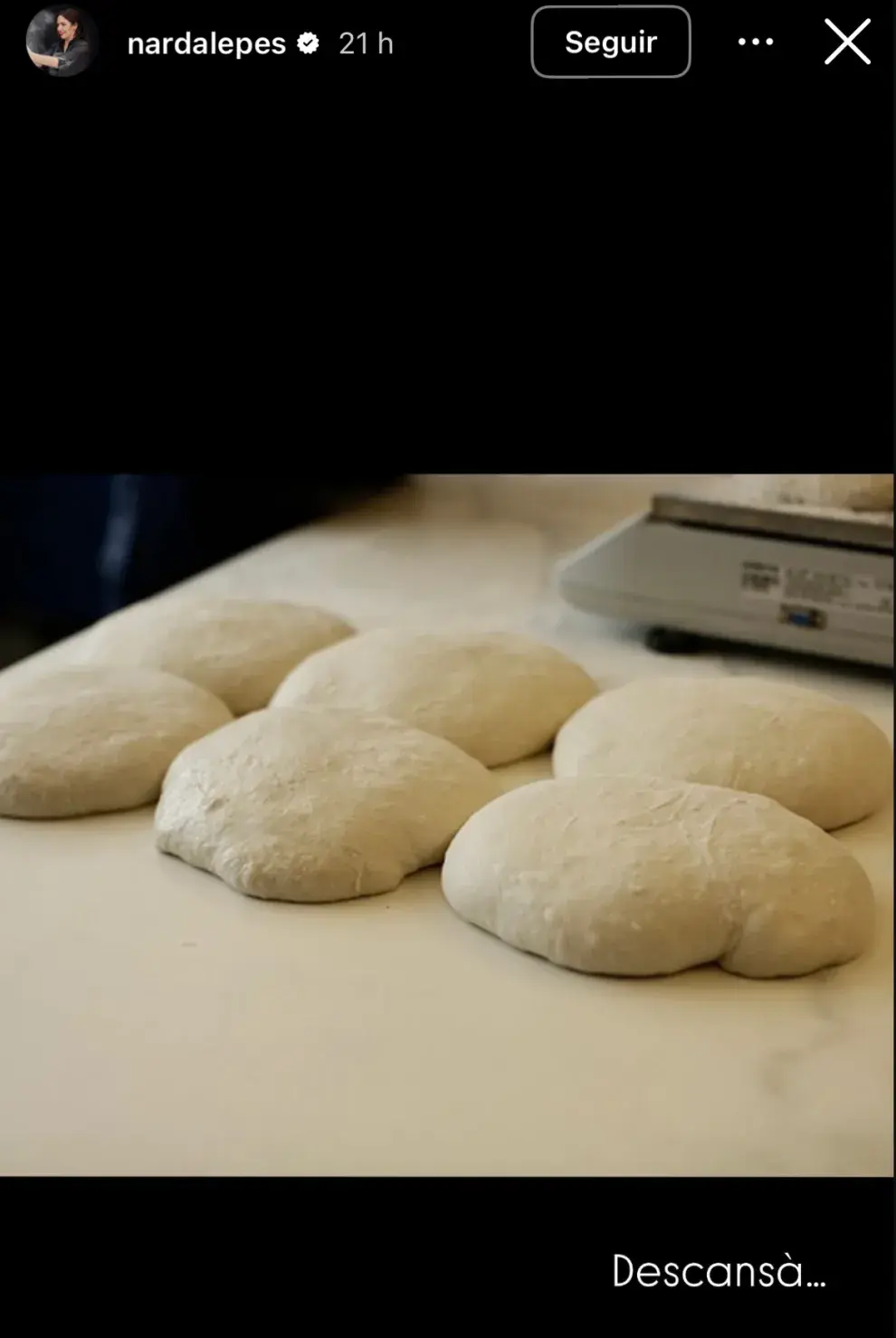 Narda Lepes lo despidió en su cuenta de Instagram