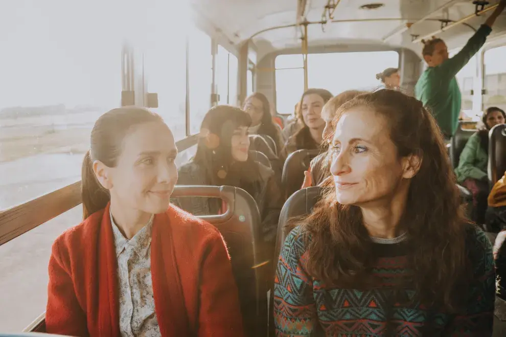 Amparo Norega es la coprotagonista de "La mujer de la fila".