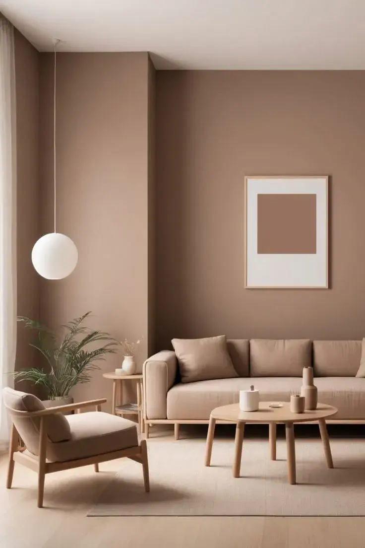 De qué color conviene pintar las paredes si los muebles son de madera