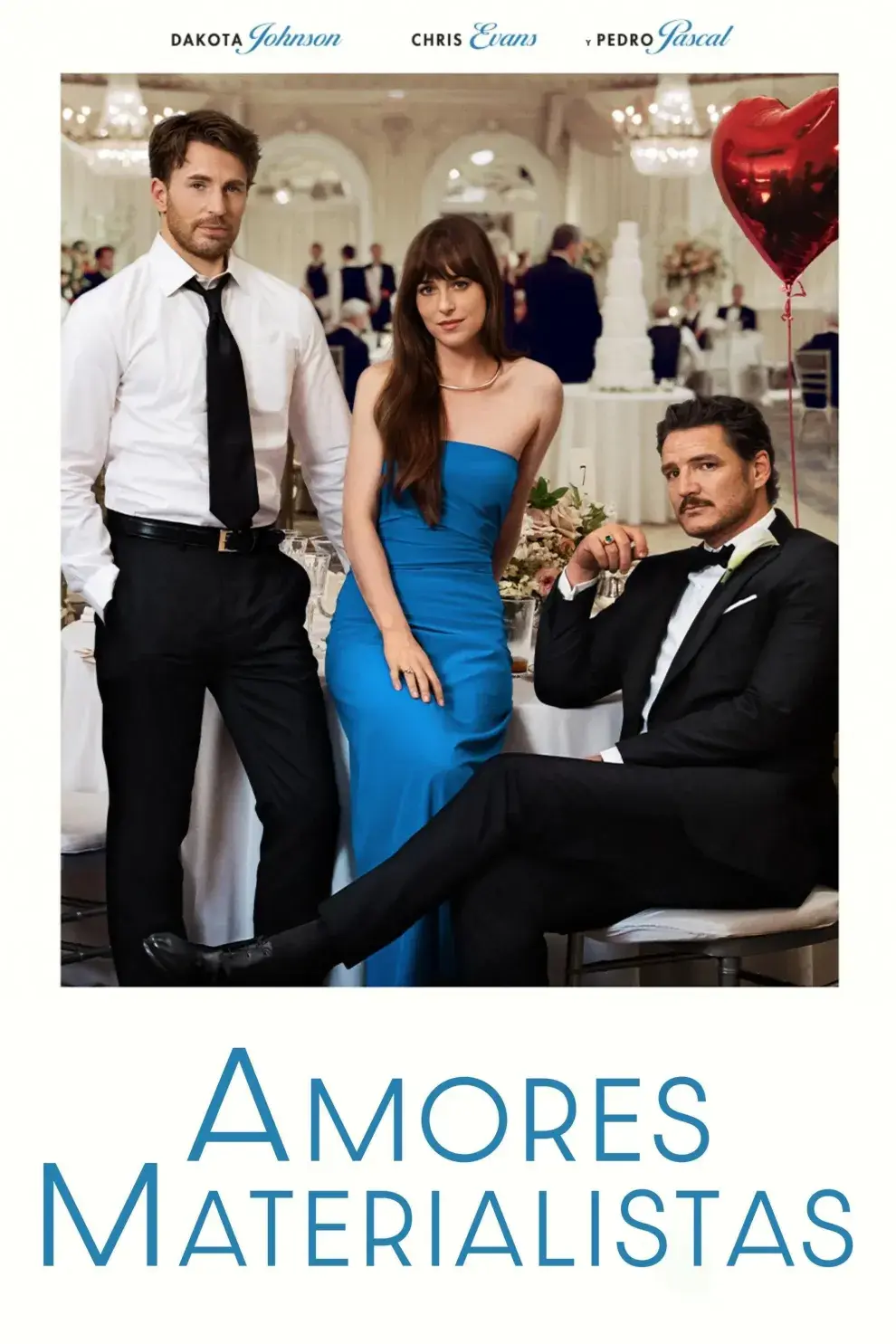Póster de Amores materialistas, que acaba de llegar al streaming.