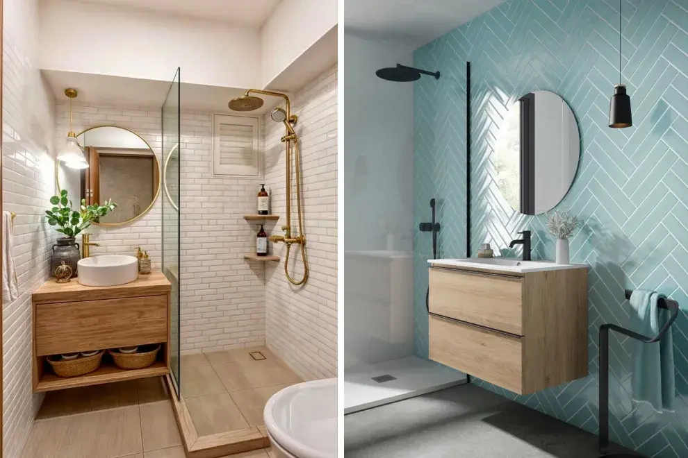 En 2026, la tendencia en materiales para baños se inclina hacia los acabados naturales y táctiles