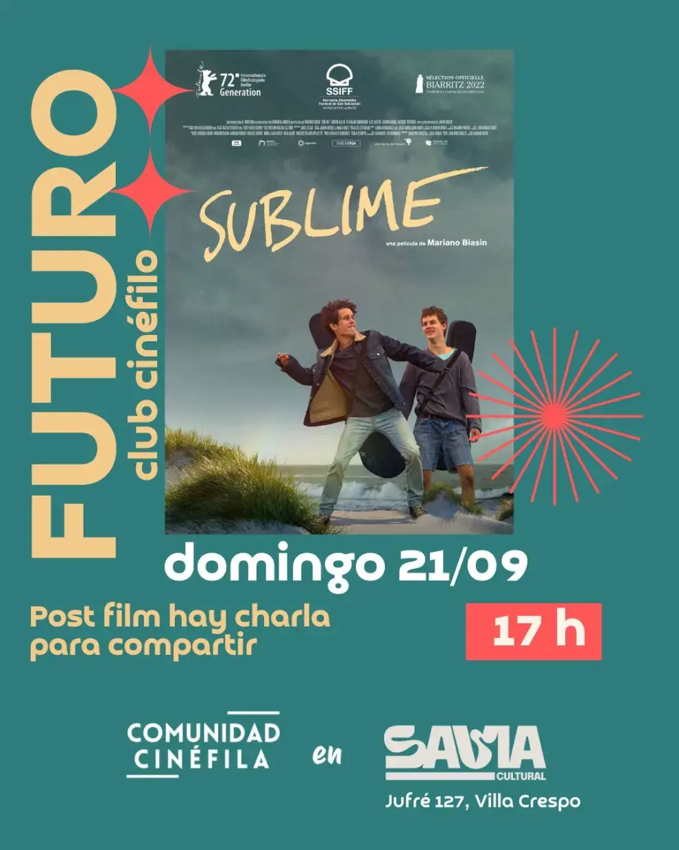 Futuro Club Cinéfilo: cine argentino y charlas con realizadorxs