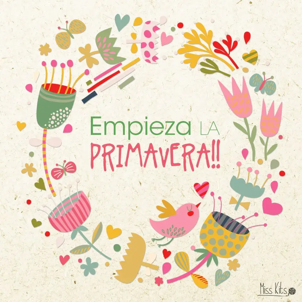 Tendencia en Pinterest: tarjetas para el Día de la Primavera.