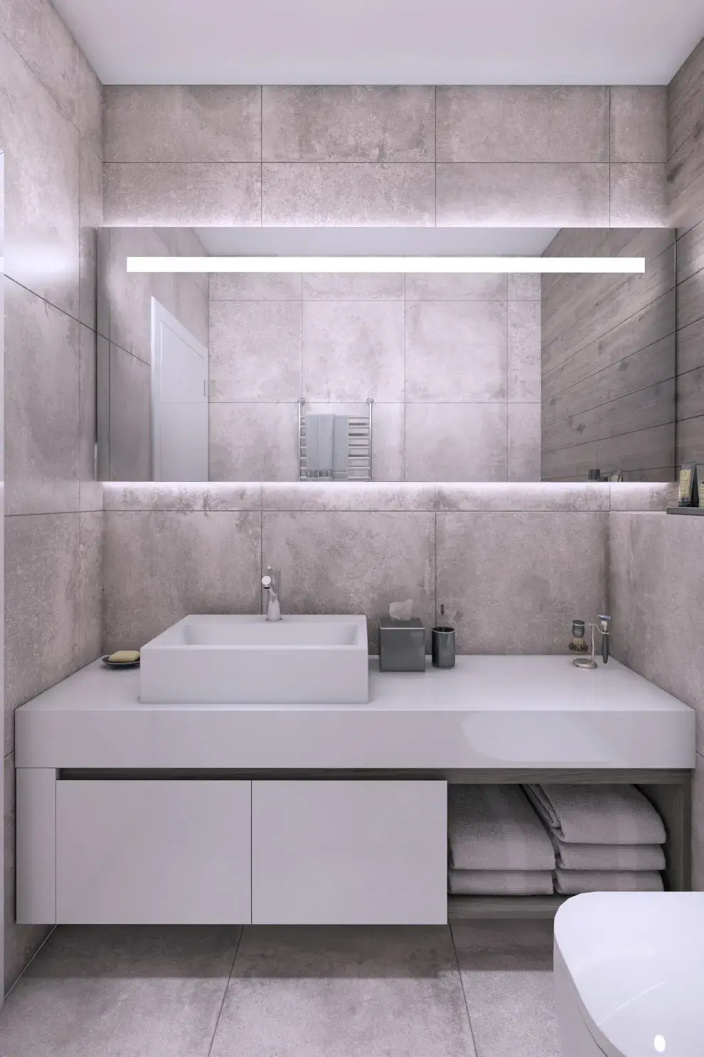 Tendencias en iluminación de baños: lámparas y espejos con LED integrados