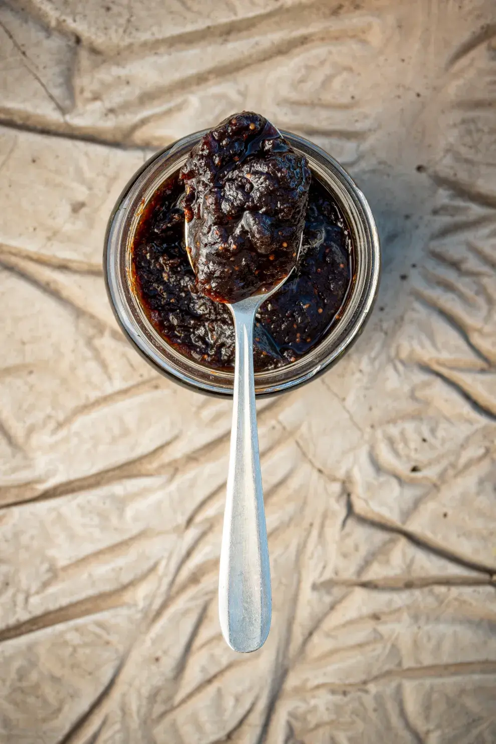 Trufas con mermelada de arándanos