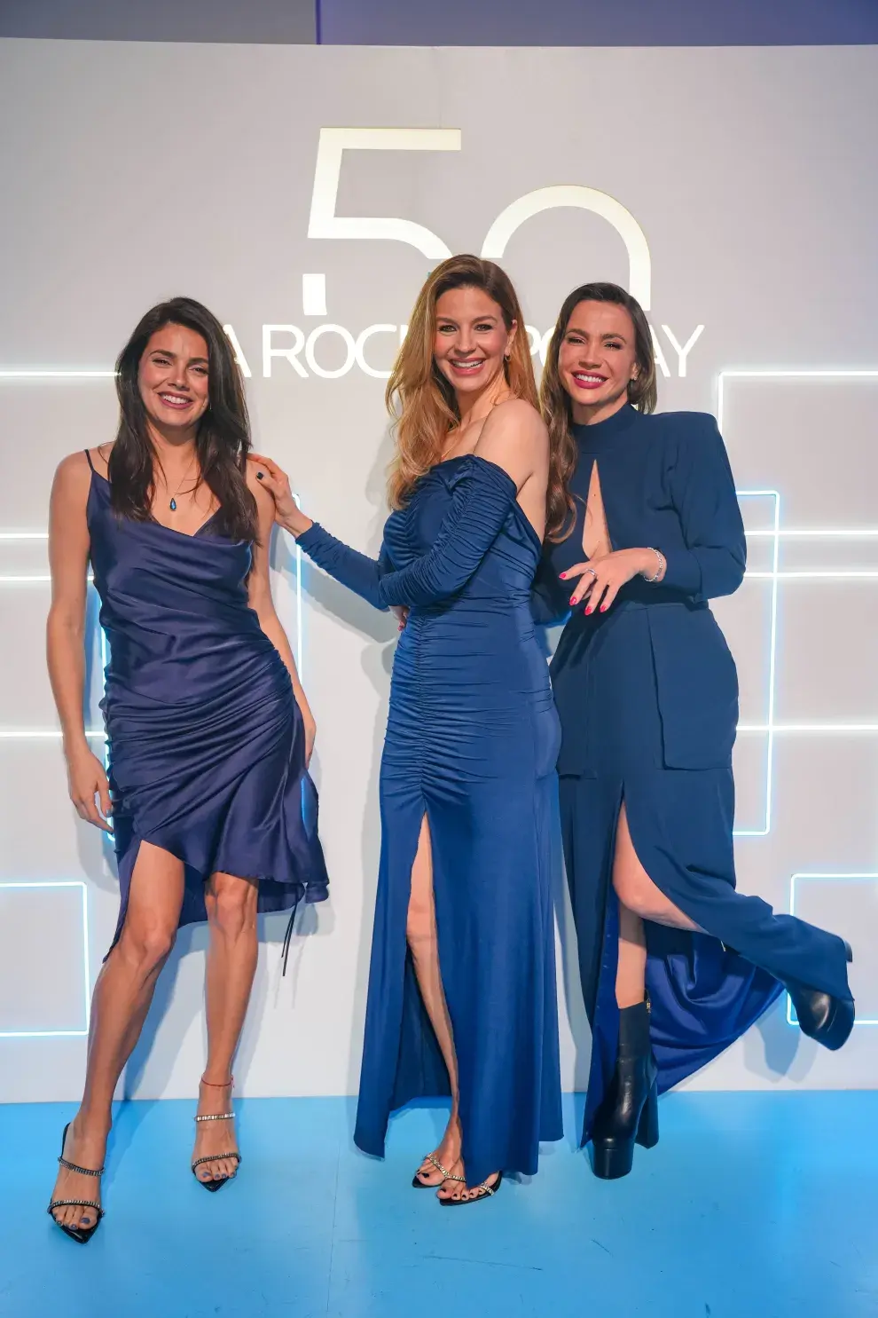 Natalie Pérez, Marcela Kloosterboer y Celeste Cid lucieron tres modelos distintos pero con el color tendencia