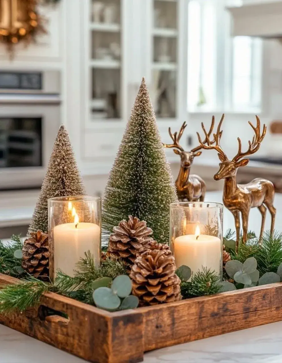 Decoración navideña con espíritu slow