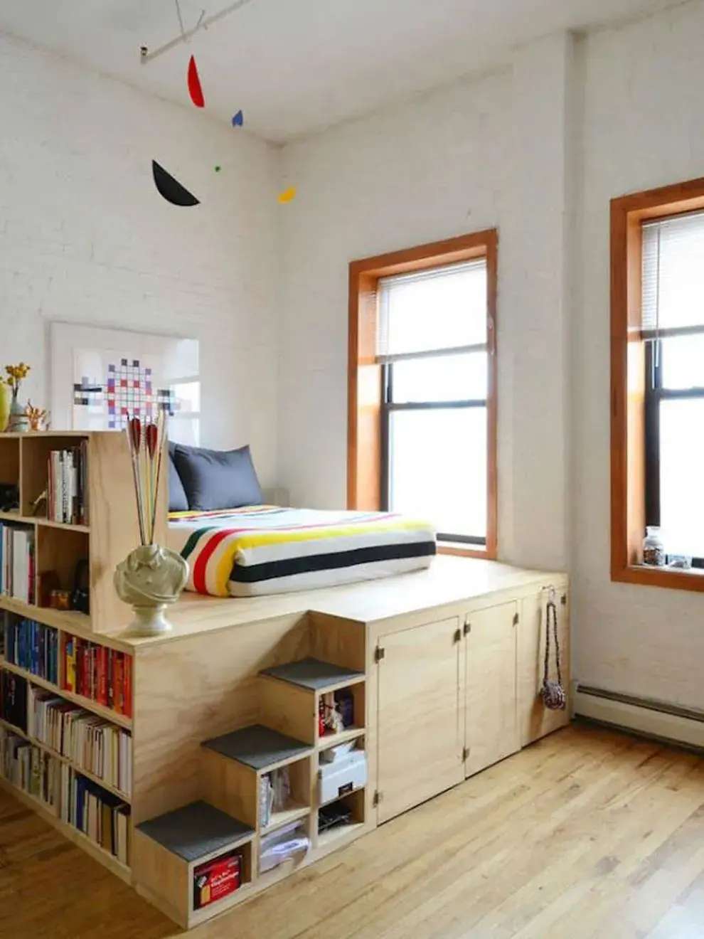 Las camas elevadas y los entrepisos se convirtieron en aliados del diseño contemporáneo: