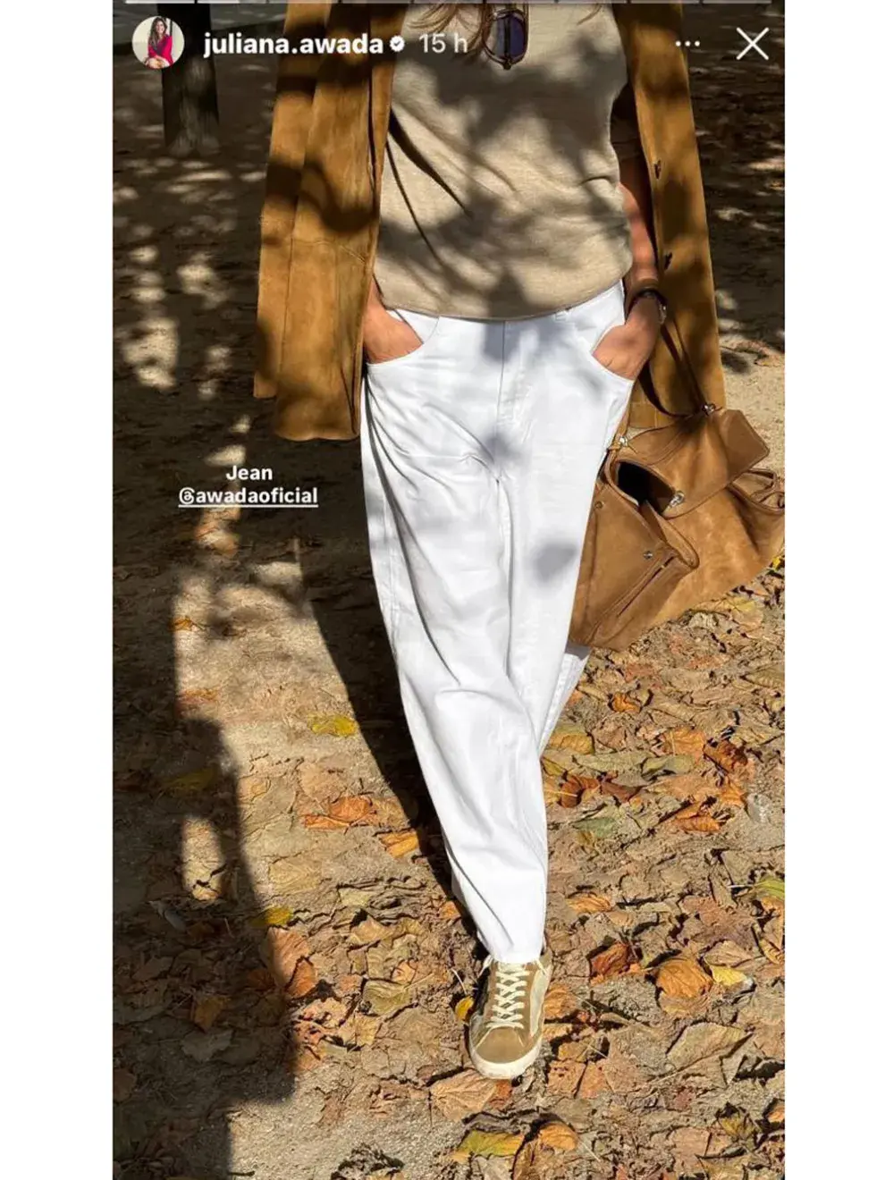 El look de Juliana Awada desde París