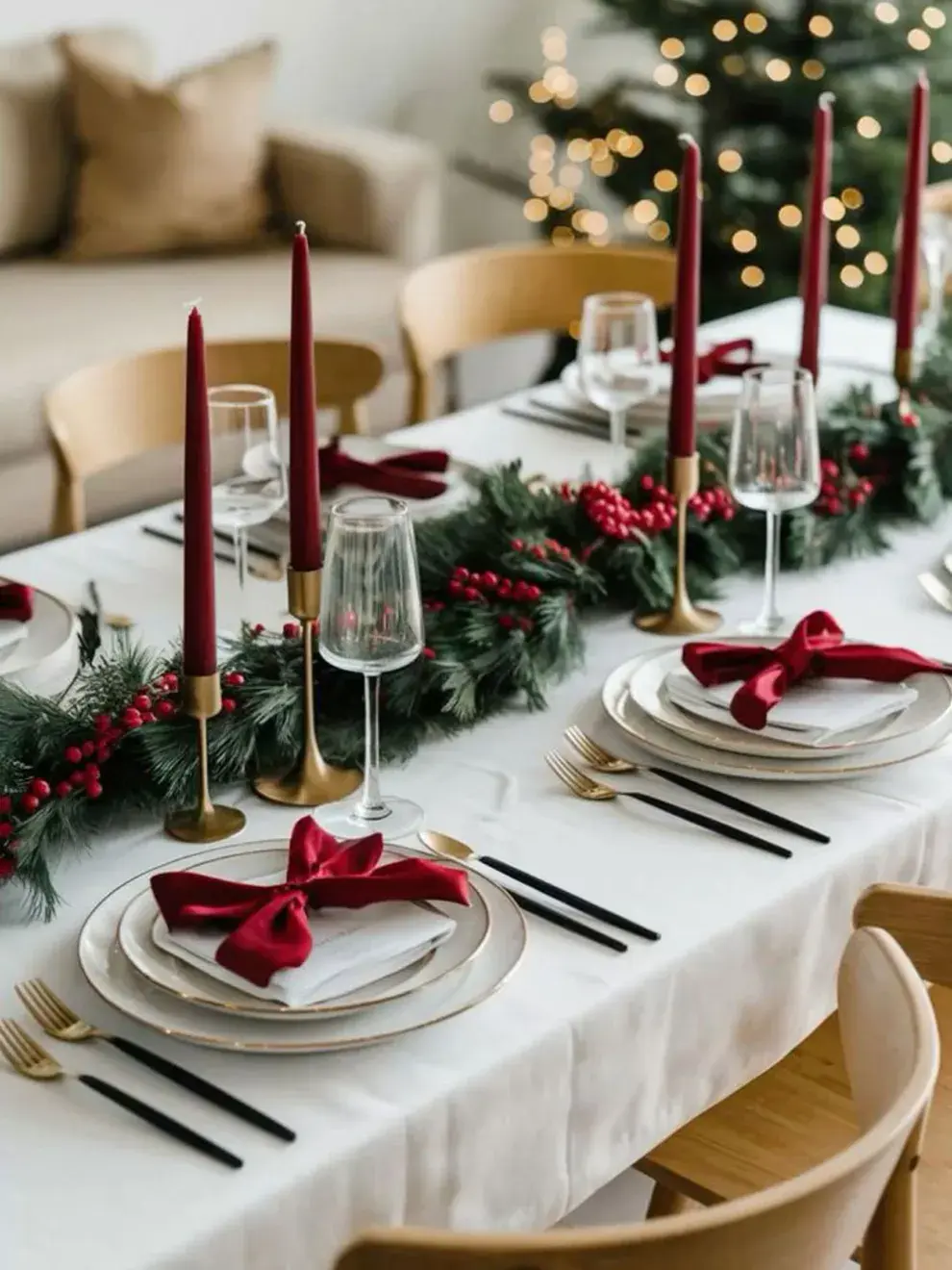 En este caso el bordó es el tono elegido