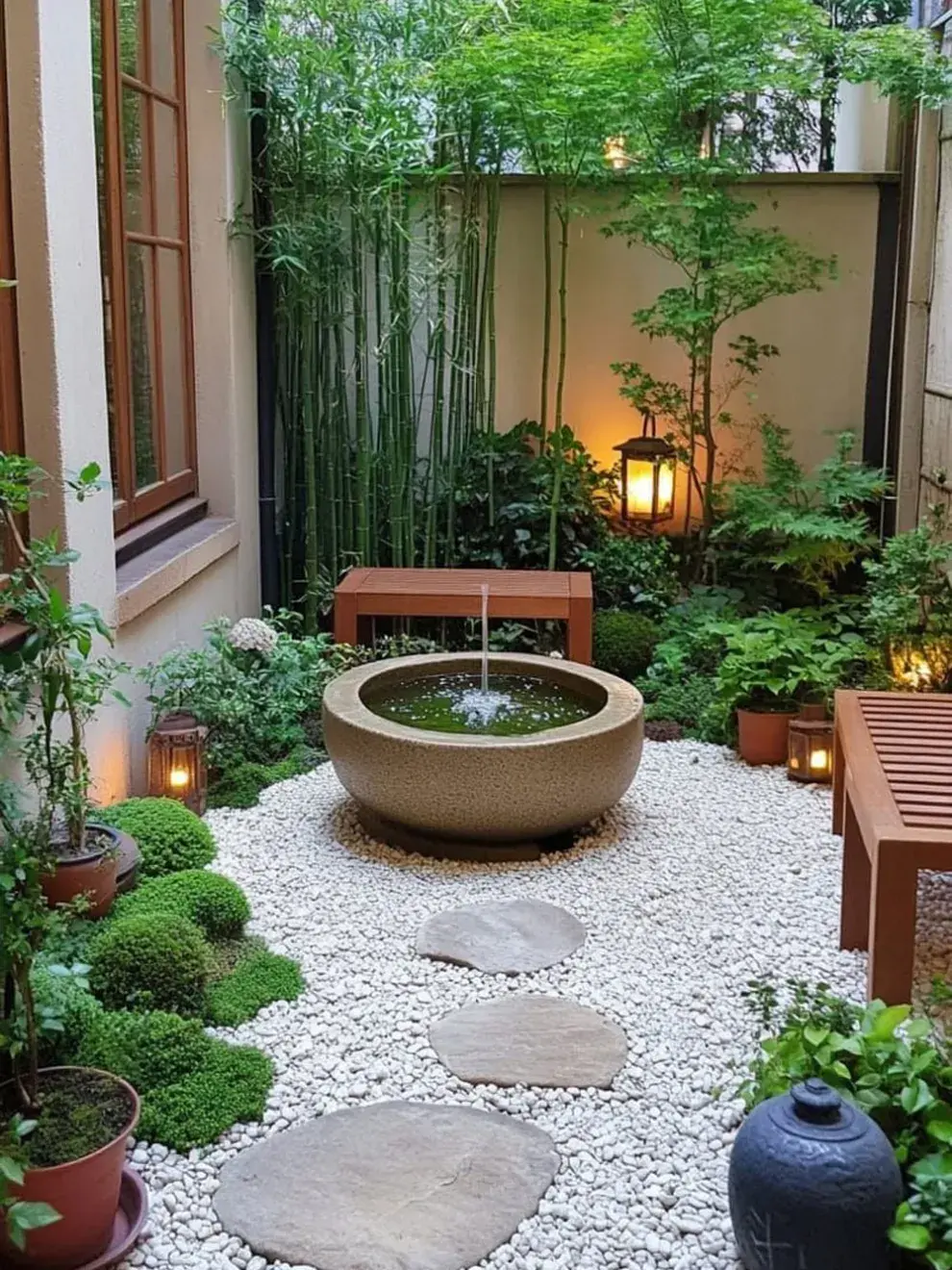 La clave es usar materiales sencillos y técnicas de bricolaje para integrar elementos acuáticos que aporten un ambiente relajante y a la vez funcional