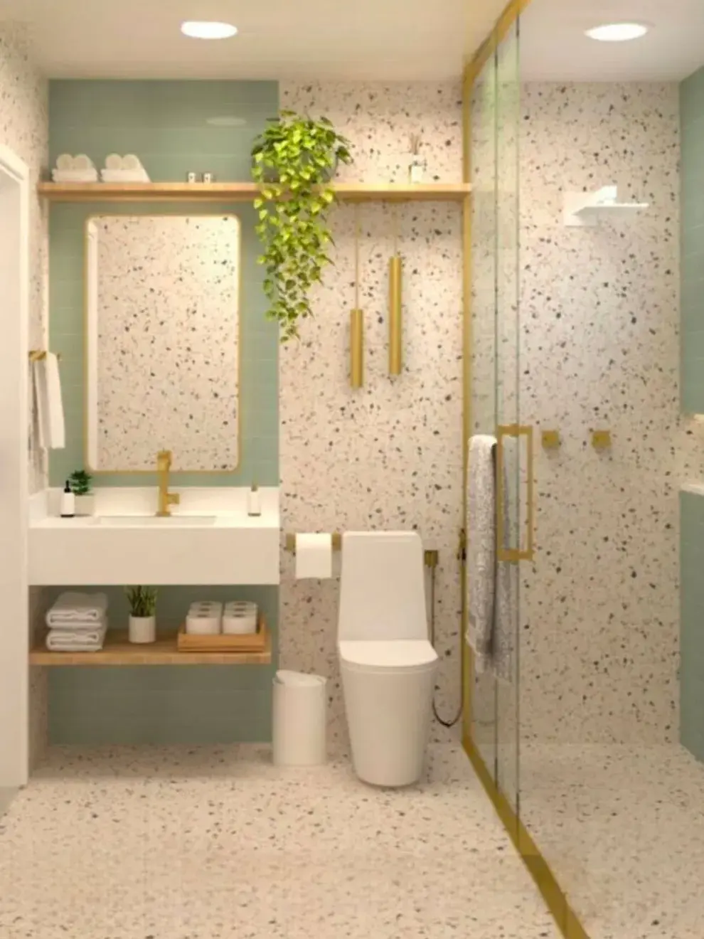 Permiten dividir la zona de ducha sin aislarla completamente, logrando continuidad visual.