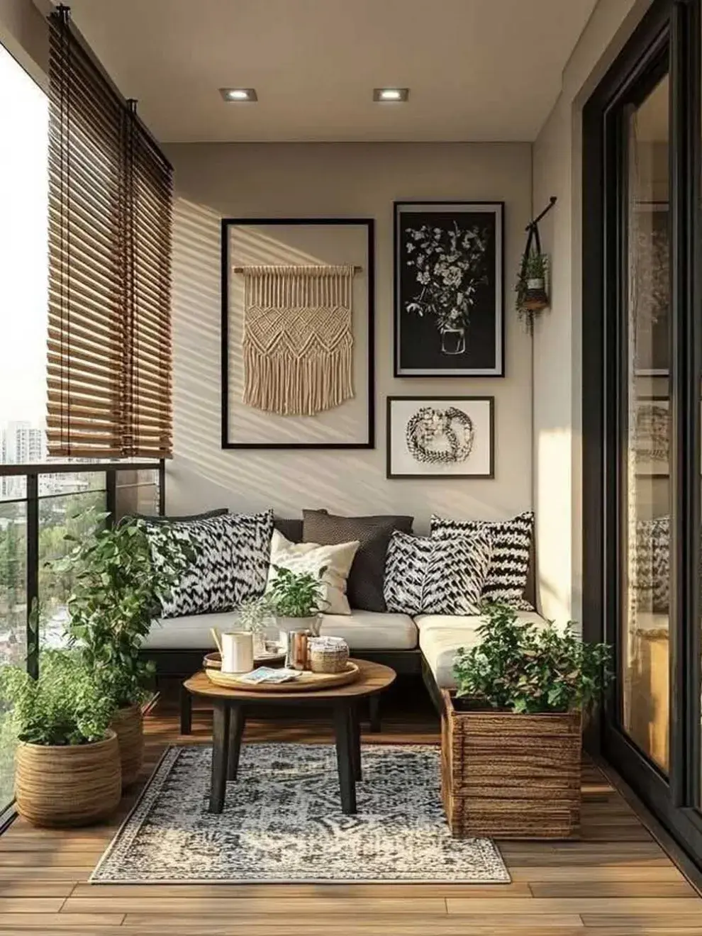 El gran lema: integrar interior y exterior, llevando las fibras naturales y los objetos deco de la terraza a los ambientes de adentro