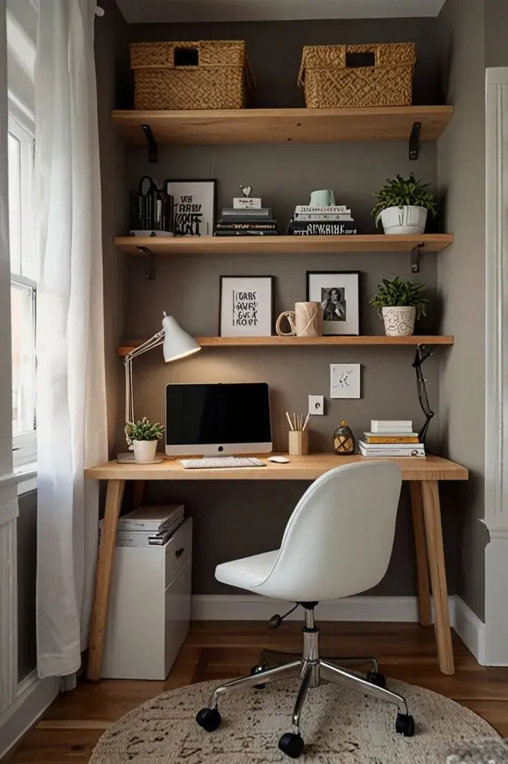 Podés pintar una pared para generar un efecto demarcatorio en el ambiente