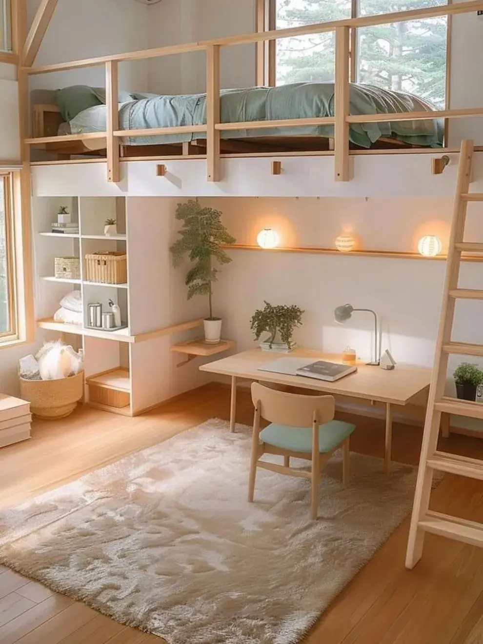 Existen modelos prefabricados o versiones a medida, construidas en madera resistente (como el pino) y con refuerzos metálicos para mayor estabilidad.