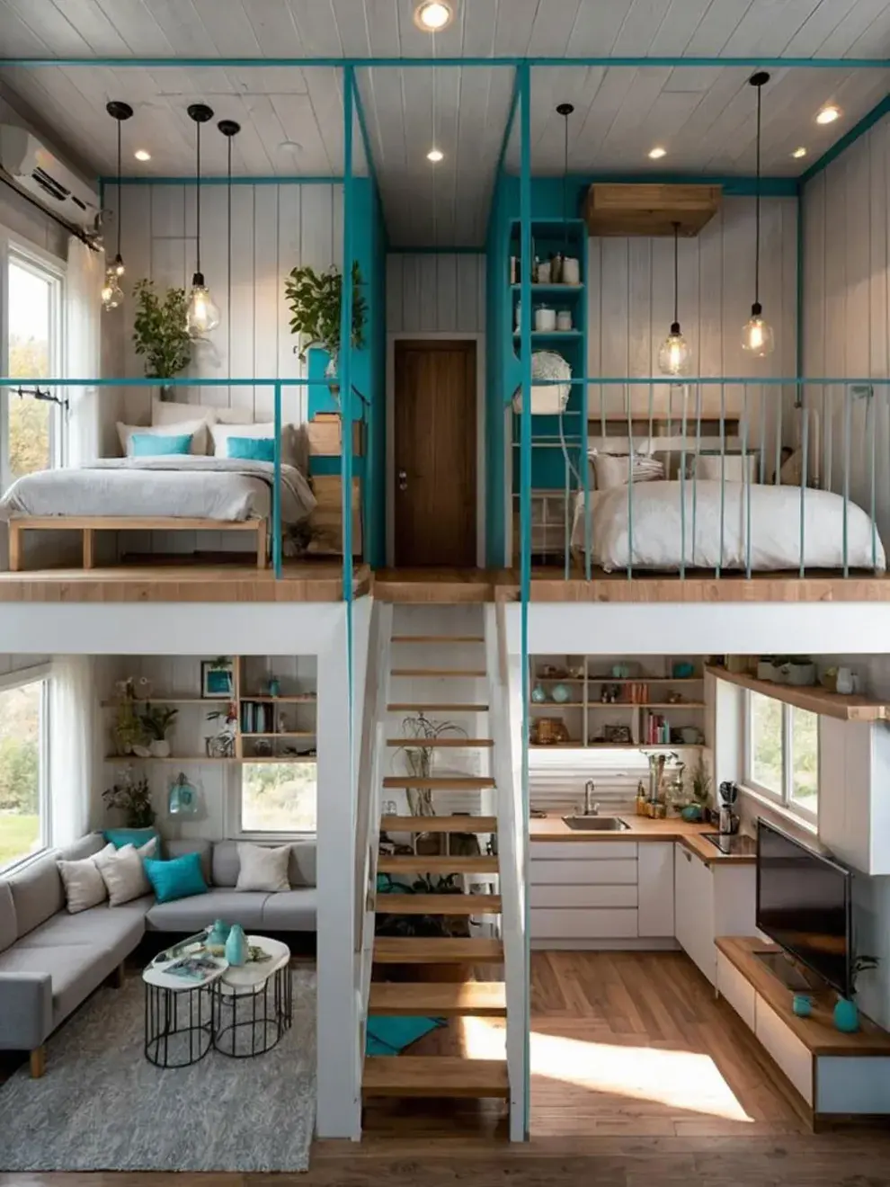 Una propuesta en altura para sumar dos habitaciones