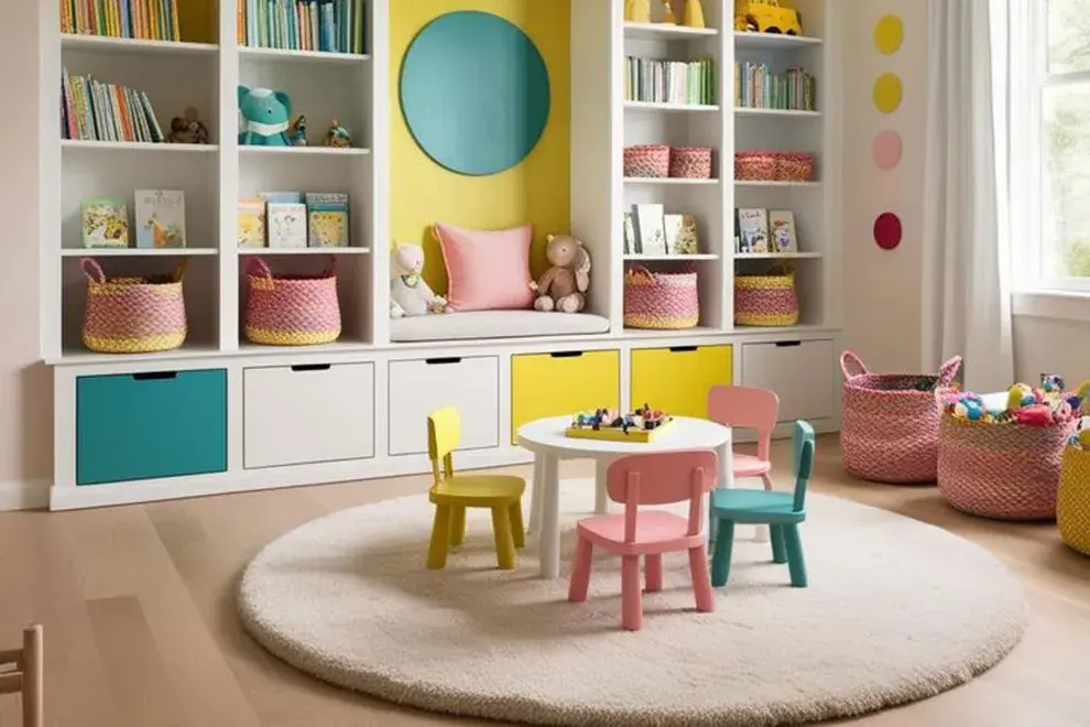 n pequeño escape room casero o una mesa para jugar en familia con cartas o damas.