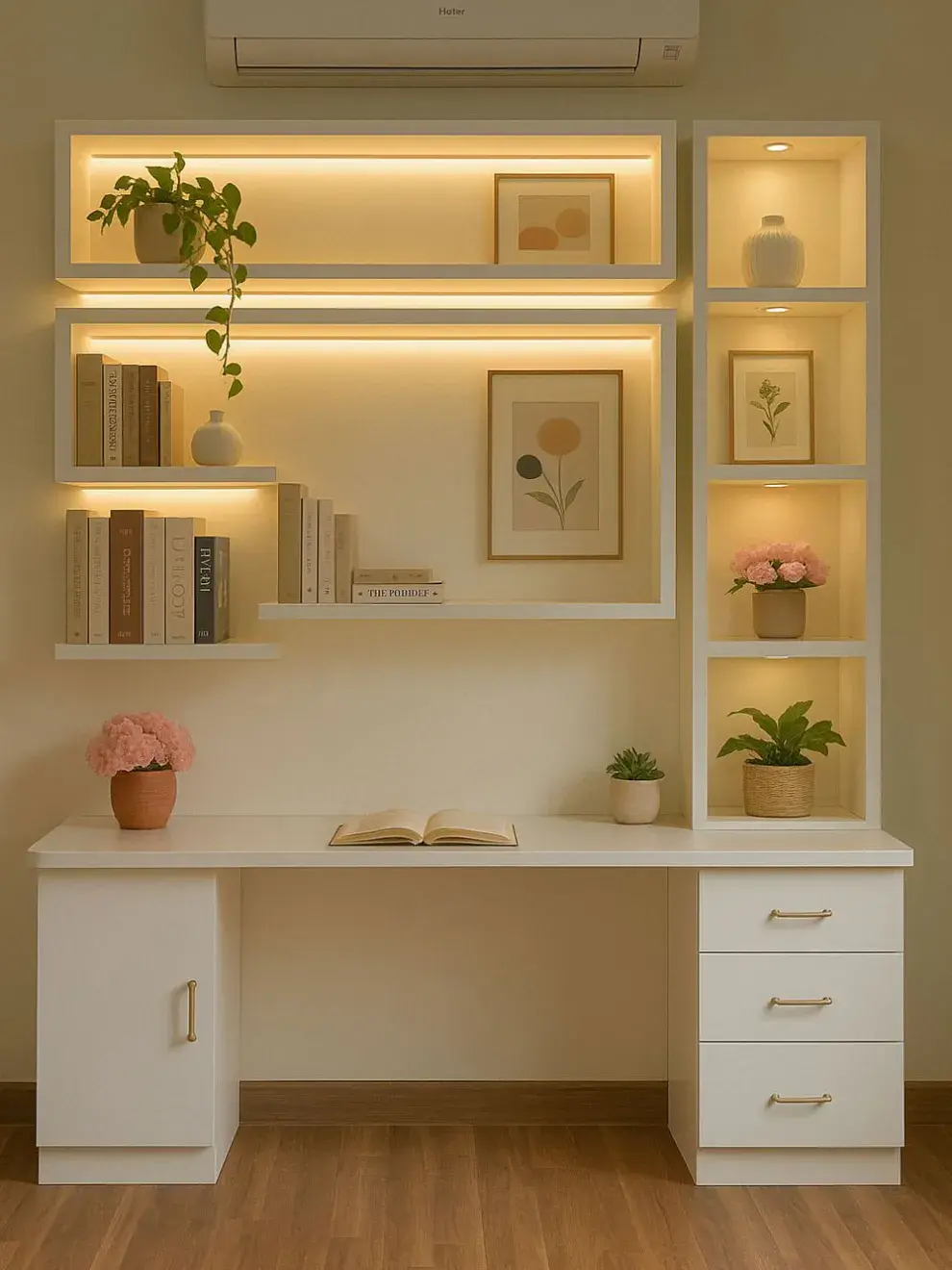 En departamentos pequeños o en espacios donde cada centímetro cuenta, estos muebles son la solución ideal.