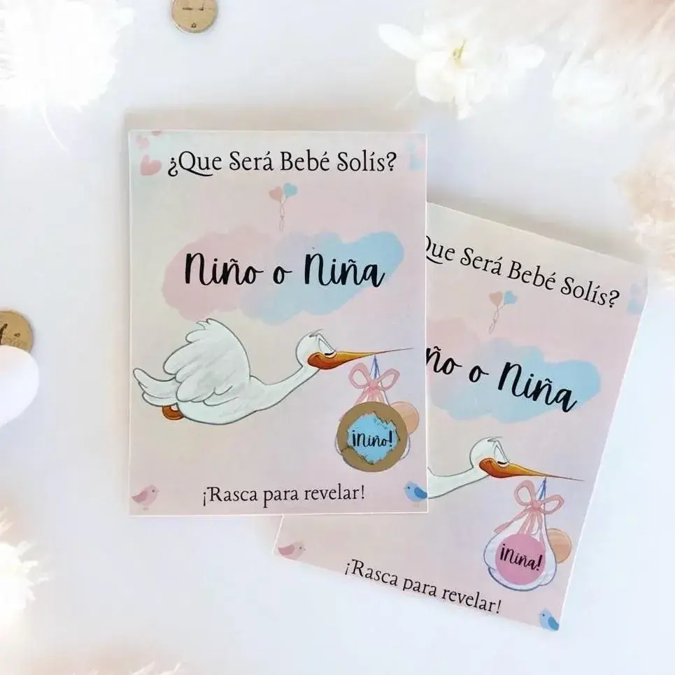 Ideas para un gender reveal: Carrera de pistas con mensaje oculto.