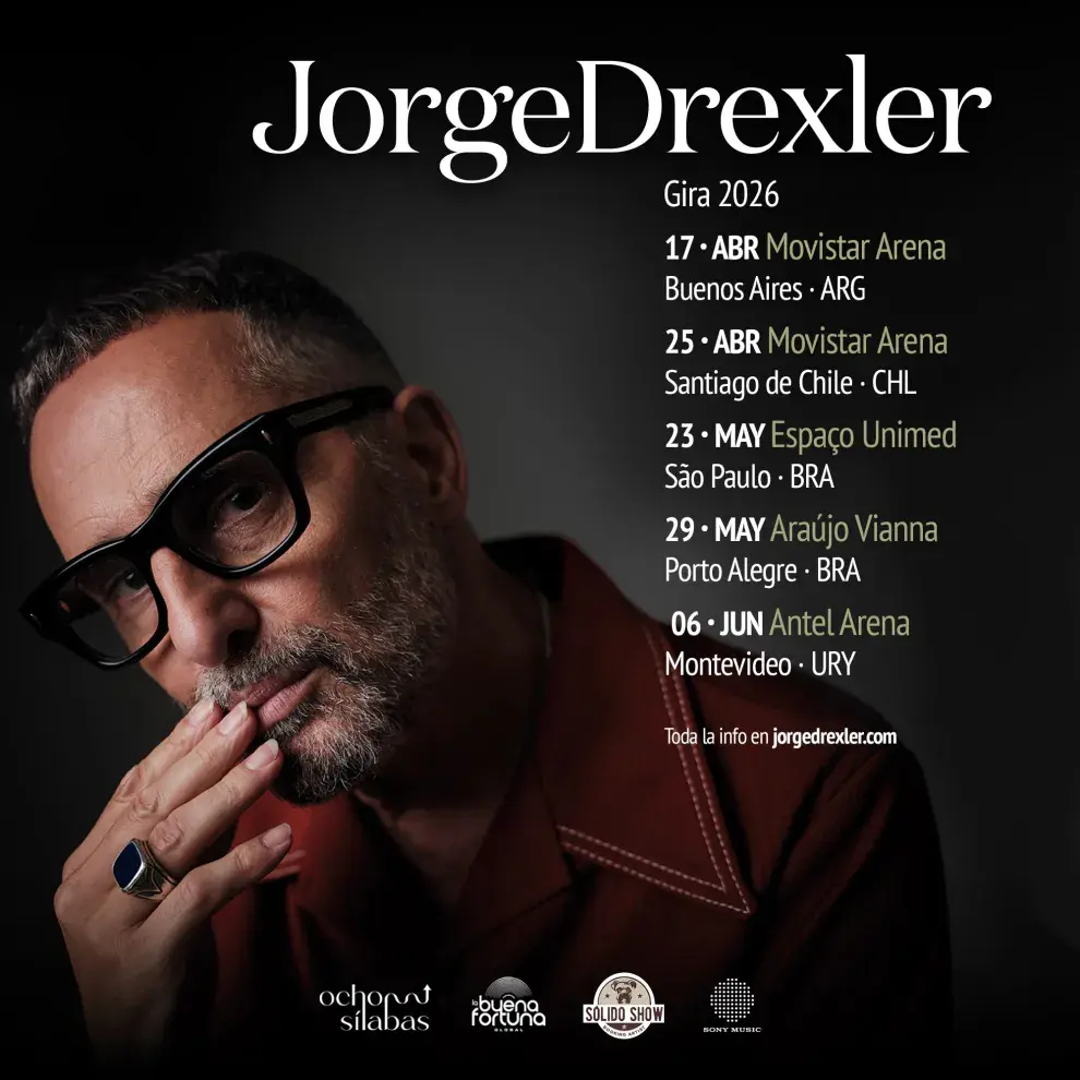 Las fechas de la gira 2026 de Jorge Drexler: ¿cómo conseguir las entradas?