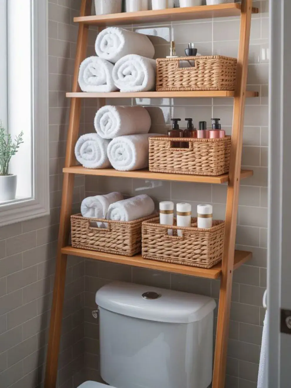 Unificar materiales y tonos ayuda a que el baño se perciba más grande.